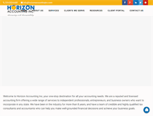 Tablet Screenshot of horizonaccountinginc.com